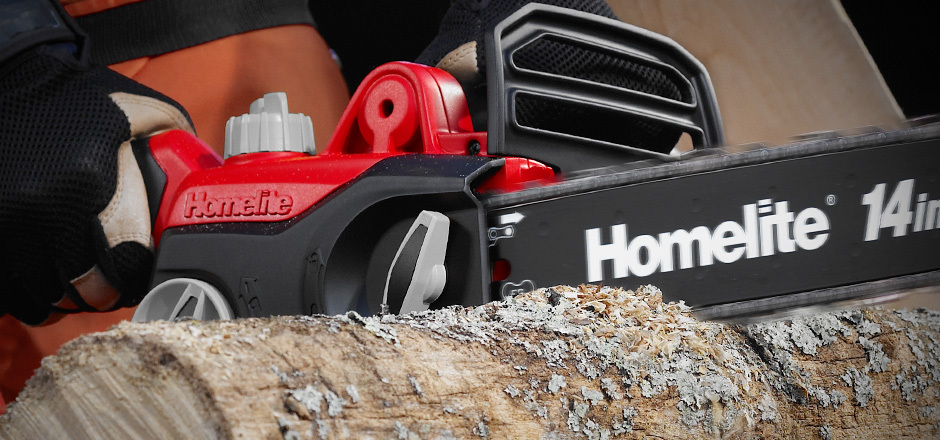 Homelite 14 in. 9 Amp Electric Chainsaw UT43104 - The Home Depot